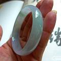 【铭盛翡翠】- D20*217296春带彩水润高档圆条手镯