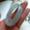 【铭盛翡翠】- D20*217296春带彩水润高档圆条手镯