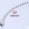 金挚恒珠宝：18K 6分 10分经典款钻石手链 可组团购