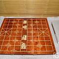 6月22日缅甸花梨折叠精工中国象棋盘（第1件）