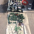 大清早去逛市场