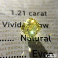 【艳彩黄黄钻】1.21ct Fancy Vivid Yellow VS1 E...