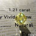 【艳彩黄黄钻】1.21ct Fancy Vivid Yellow VS1 E...