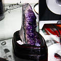 来一款乌拉圭的紫晶片，看有没有人喜欢的。可以放在电脑前消磁，防辐射哦！