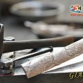 晴云阁精品手工银~~劳作篇~~制作中的凤穿牡丹