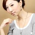 泰银正品 石榴石/玛瑙女士纯银项链坠 复古吊坠