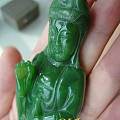 一尊漂亮的碧玉观音姐姐