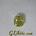 51分 FANCY INTENSE GREENISH YELLOW GIA ...