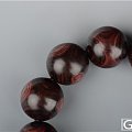 【紫云檀舍】海南黄花梨 紫油梨25mm 全对眼 稀世珍品收藏佛珠