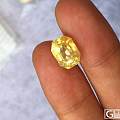 7.01ct 无烧黄色蓝宝石……