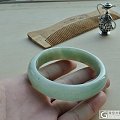 翡翠(A货)--鸭蛋绿--60MM圈口