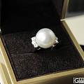 【P.Z 珠宝】 设计款 顶级日本南洋海水白珍珠 正圆 15.8MM 钻0....