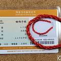 925银沙丁手链带证书