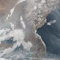 NASA发布亚洲上空雾霾景象照片 卫星照片好全面（转）