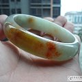 (A货)--双色(淡绿+黄)58MM圈口