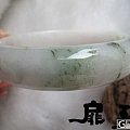 【无艳·扉玥】8.9糯底飘绿斑福镯和磁底带绿超值福镯