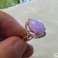 超美的粉紫色紫罗兰戒指，进来估个价吧