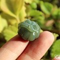 【張紀】和田玉 青玉 精致 小南瓜