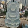 翡翠(A货)--冰种起光，起胶--晴水蓝--厚装观音