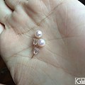 转一个性感裙子和18K海水耳钉