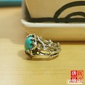 【缘和楼】松石个性戒指，定制款，更多精品请关注微信：1391352541