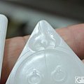 和田白玉【玉友园】福、喜临门对佩
