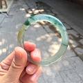 在广州收的三彩福禄寿圆条手镯还有一对木那扣子！