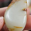 和田白玉【玉友园】40.2克“红龙在天”