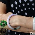 【御明轩】紫罗兰方条翡翠手镯