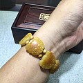 【宝玉府】黄沁手串 龙虎制式 男神必备! 55克