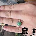 【无艳·扉玥】6.17 淡阳绿戒指及侧镶钻淡阳绿旦介