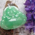 【无艳·扉玥】7.2 细糯飘阳绿座佛、两个冰种观音牌