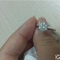 E色 VVS 1.08CT 3EX 约莫要4~5年前买的了，入手5W