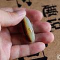 青白玉籽料黑黄皮巧雕荷花挂件15.0g