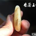 香兰玉舍和田玉籽料原石虎皮纹红黄皮白玉籽料无修磨36克