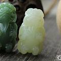 【金多多】碧玉粉青石虫兽