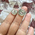 两个精品翡翠平安扣(已秒)