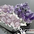 紫水晶的晶簇吊坠 这个值多少钱？