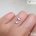 【蛋面一对】高冰，强荧光，【凤灵翡翠】