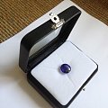 极品坦桑石11.92ct，颜色切工十分完美