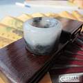 做了2个青花扳指