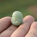 粉青无结构佛头，欣赏