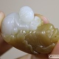 和田玉【玉友园】35.3克“鲤鱼童子”
