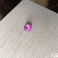 极品！绝对不暗紫牙乌纯紫镁铝榴石裸石戒面，1.07ct 600/ct