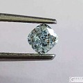 GIA 0.40ct 蓝钻 带绿 枕形 [已售]