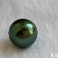 入手一颗12.2mm大溪地黑珍珠，极品孔雀绿。