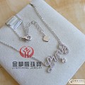 18K钻石字母项链定制！时尚，个性