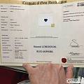 3.17克拉皇家蓝心形 带国际GIC证书