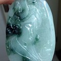 佳黛一美人！糯种油青巧雕，美女哦~