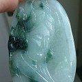 佳黛一美人！糯种油青巧雕，美女哦~